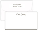 Triple Thick Classic Border Wide Flat Note Cards - Raised Ink Image 3 of 3